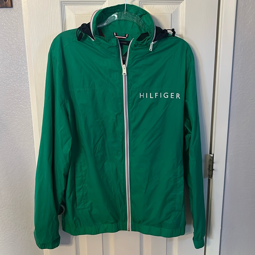 Tommy Hilfiger Windbreaker with hidden hoodie pocket